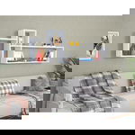 Raft perete Polite, 155 x 22 x 55 cm, alb