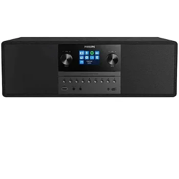 Microsistem audio Philips TAM6805/10 Bluetooth 50W CD FM DAB telecomanda Negru