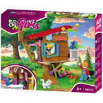 Blocki My Girls, Casa din copac, 155 piese, Blocki