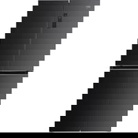 Side by Side Beko GNO4031GS, No Frost, 421 litri, Clasa energetica E, Dark Grey Glass