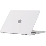 Husa Tech-Protect Smartshell pentru Apple MacBook Air 15 M2/M3/2023-2024 Mat Transparent, Tech-Protect