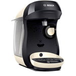 Espressor capsule Tassimo Happy TAS1007, 0.7l, 1400W, bej-negru, Bosch