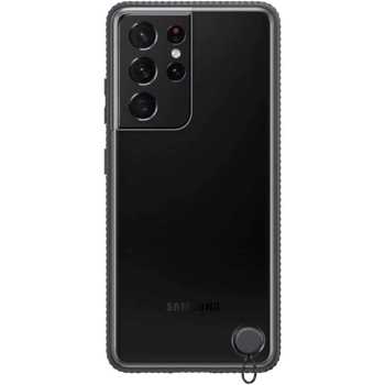 Husa Protectie Spate Samsung Galaxy S21 Ultra G998 Clear Protective Cover Black