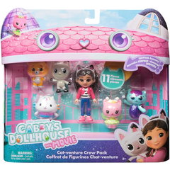 Gabby Dollhouse Filmul Set Figurine Echipa Cat-Venture, Spin Master
