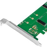 Placa adaptoare Logilink PC0083, PCI-Express la M.2 SSD SATA/PCIe, LogiLink