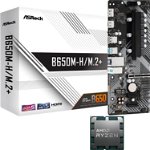 Startup Kit AMD Ryzen 5 7600X 4.7GHz + ASRock B650M-H/M.2+, AMD