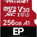 Card de memorie Patriot EP A1 Series MicroSDXC V30 256GB Clasa 10 UHS-I U3, Patriot
