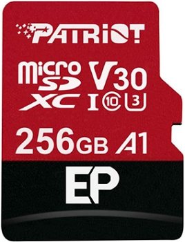 Card de memorie, Patriot, 256 GB, U3, Negru/ Rosu