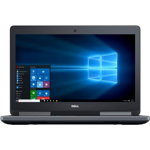 Laptop Dell Precision 15 7510 (Procesor Intel® Quad-Core™ i7-6820HQ (8M Cache, up to 3.60 GHz), Skylake, 15.6"UHD, 32GB, 512GB SSD, nVidia Quadro M2000M@4GB, Tastatura iluminata, Wireless AC, Win7 Pro)