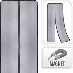 Plasa de tantari magnetica ProGarden Mesh cu magnet pentru usa insecte tantari neagra 220x100 cm