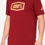 100% Tricou 100% ESSENTIAL cu maneca scurta marimea caramida M (NOU)