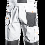 Pantaloni Neo Work cu bretele, alb, marimea M - 81-140-M, neo