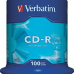 CD-R VERBATIM 43411, 52x, 700MB, 100buc
