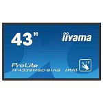 Display profesional IIYAMA ProLite TF4339MSC-B1AG, 43", Full HD, Touch, 60Hz, negru