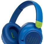 JBL Casti audio over-ear pentru copii JBL JR460NC, Bluetooth, Active Noise Cancelling, Microfon, Albastru, JBL
