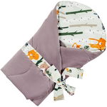 Set 5 in 1 Babynest Minky, 2 perne, 1 paturica si o saltea cu doua fete Infantilo IF19098