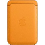 Portofel Apple MagSafe Saddle Brown MHLT3ZM/A pentru Apple iPhone 12 Pro Max, iPhone 12 Pro, iPhone 12, iPhone 12 mini (Maro)