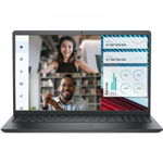 Laptop DELL 15.6'' Vostro 3520 (seria 3000), FHD 120Hz, Procesor Intel® Core™ i5-1235U (12M Cache, up to 4.40 GHz, with IPU), 16GB DDR4, 512GB SSD, Intel Iris Xe, Linux, Carbon Black, 3Yr ProSupport