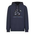 Eagle printed hooded sweatshirt xl, Armani Exchange