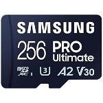 Micro Secure Digital Card Samsung Pro Ultimate, 256GB, MB-MY128SA/WW, Clasa 10, pana la 200MB/S, cu adaptor, Samsung