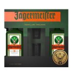 Liqueur with 2 shot glasses 1000 ml, Jagermeister 