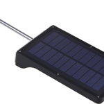 Lampa solara LED cu senzor de miscare si amurg, IP65, Maclean MCE444, negru, Maclean