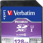 Card SDXC 128GB VERBATIM, Class 10