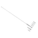 Antena auto, Sunker, Stalp M2, 52cm, Argintiu