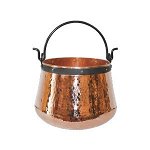 Pachet de Toamna Ceaun Traditional din cupru 15 litri + Oala din cupru 15 litri, Fabricadetuica