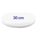 Platou tort (cake drum) rotund 30cm alb, DULCINEA