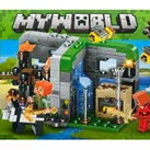Set de constructie LB Plus, My World of Minecraft, 4 in 1, 214 piese tip lego