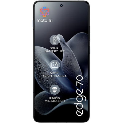 Telefon mobil Motorola Edge 70, Dual SIM, 6.7 inch, 512GB, 12GB RAM, 5G, Gadget Grey