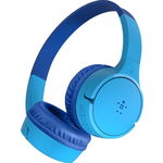 Belkin Casti Stereo Wireless Belkin SOUNDFORM Mini pentru copii, Bluetooth, Microfon, 30 ore Autonomie, Albastru, Belkin