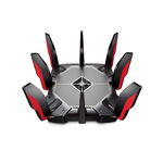 Router Wireless Gigabit TP-LINK Archer AX11000, Wi-Fi 6, Tri-Band 1148 + 4804 + 4804 Mbps, USB 3.0 Type C, negru