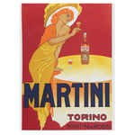 Tablou afis Martini vintage - Material produs:: Poster pe hartie FARA RAMA, Dimensiunea:: 80x120 cm, 