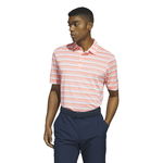 Imbracaminte Barbati adidas Two-Color Stripe Polo Coral Fusion, adidas