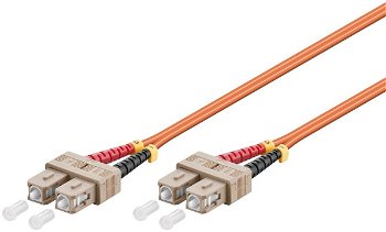 Cablu profesional Optic cu fibra SC-duplex - ST-duplex 3m