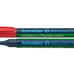 Marker tabla si flipchart Schneider Maxx Eco 110, varf rotund, 1-3 mm, rosu