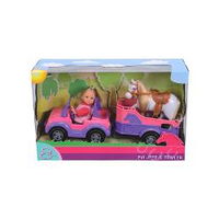 Simba papusa evi masinuta trailer cu cal