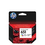 COMPATIBIL AH-651CRX for HP printer; HP 651 C2P11AE replacement; Premium; 18 ml; color, ACTIVEJET