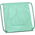 BrushArt Accessories Gym sack lilac sac cu șnur Mint green 34x39 cm, BrushArt