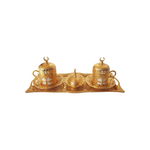 Set cafea turceasca traditional cu model, 