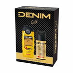 Denim caseta 2 piese deodorant spray 150ml + gel de dus 250ml Gold Engros, 