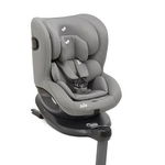 Scaun auto, ISOFIX, Rotativ 360 grade, I-Size, Joie, I-spin, testat ADAC, reglabil in 6 pozitii, insert nou-nascuti, picior protectie reglabil, de la nastere la 105 cm, 0-18 kg, pana la aprox 4,5 ani Gray Flannel