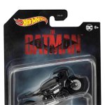 Masinuta Mattel Hot Wheels Batman Justice League Batmobile, 1:50, 8+ ani, Gri