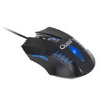 Mouse MOUSE GAMING  2400DPI QUER Negru/Albastru