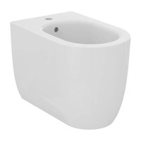 Bideu pe pardoseala Atelier Blend Curve alb lucios