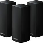 Router wireless Linksys Velop Intelligent Mesh Black Tri-Band Wi-Fi 5 3Pack, Linksys