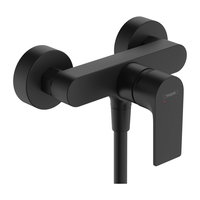 Baterie dus Hansgrohe Rebris E Negru Mat, 