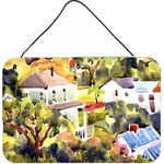 Caroline`s Treasures Carolines Comori 6046DS812 Case de interior din aluminiu metal de perete sau ușă Hangin Multi 8x12, 